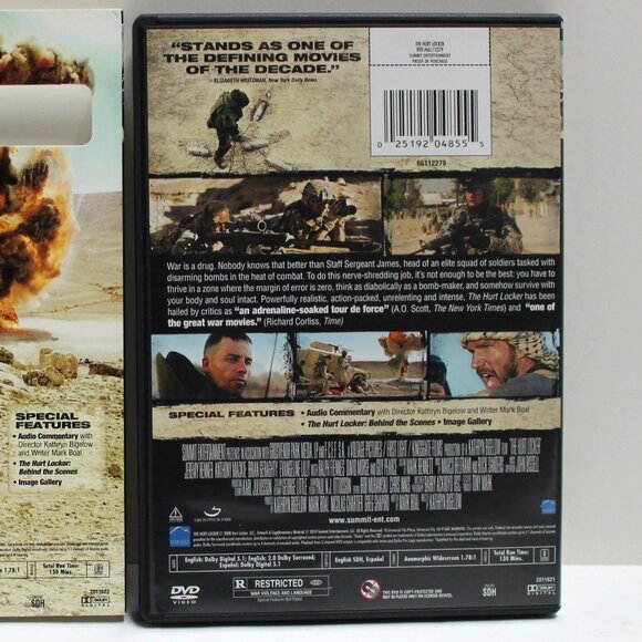 The Hurt Locker Video on DVD with Case And Outer Sleeve - Picture 9 of 12